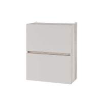 Шкаф навесной Берген Лайт 6в2 0,6м, Дуб смоки, Кашемир