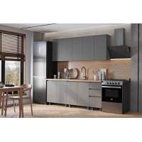 Готовая кухня Честер 2,0м, Графит