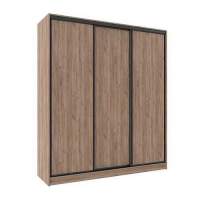 Шкаф-купе трехдверный 2000 Домашний Дуб табачный Craft