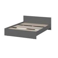 Кровать с проложками Денвер 160х200, графит Кровать с проложками Денвер 160х200, графит