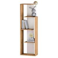 Стеллаж Бейсик 1, крафт/белый