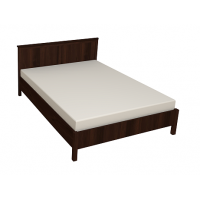 Кровать с ортопедическим основанием (металл) Sherlock 43 140х200, орех Кровать с ортопедическим основанием (металл) Sherlock 43 140х200, орех