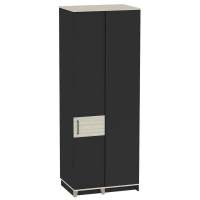 Шкаф угловой Аурелио 56, Антрацит, Блеквуд Сатиновый в гостиную