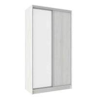 Шкаф-купе двухдверный с зеркалом 1200 Домашний Ясень Анкор светлый