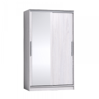 Шкаф-купе с зеркалом Strike 1200 Ясень Анкор светлый