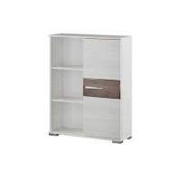 Шкаф-пенал универсальный Акита ясень анкор светлый/дуб бомонд какао в гостиную