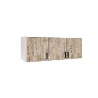 Антресоль для шкафа 120 см Лагуна, белый/дуб юкон