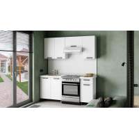 Кухня Осло, 1,8м с окапом,Карбон Фарфор