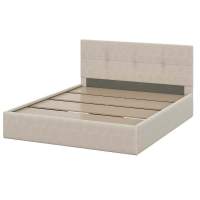 Кровать с основанием двойная №4, Бежевый