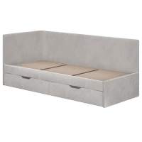 Кровать Лео КР-49, Белый, Молочный