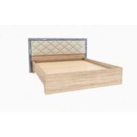 Кровать с настилом ДСП Мадлен 160х200, дуб шале серебро Кровать с настилом ДСП Мадлен 160х200, дуб шале серебро