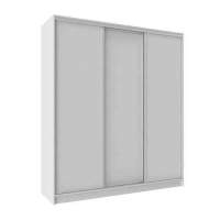 Шкаф-купе трехдверный 2000 Домашний Белый