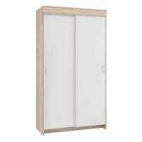 Шкаф-купе Бассо 1 м, дуб сонома/белый