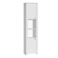 Шкаф торцевой Джастин 16.306, Белый шагрень в гостиную