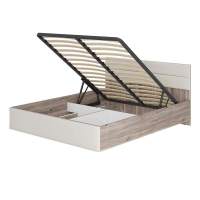 Кровать с подъёмным механизмом Урбан КР-18 160х200, Дуб смоки, Кашемир Кровать с подъёмным механизмом Урбан КР-18 160х200, Дуб смоки, Кашемир