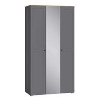 Шкаф для одежды 13.336.03, Серый графит, Дуб золотой в гостиную