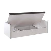 Кровать с подъёмным механизмом Асцелла 90х200, Белый, Графит серый Кровать с подъёмным механизмом Асцелла 90х200, Белый, Графит серый