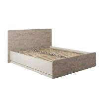 Кровать Амели с ортопедическим основанием 11.31 Н, Шелковый камень, Бетон Чикаго