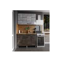 Кухня Танго 1.2м., Шале серебро; Шале дуб мореный