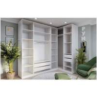 Гардеробная Рум. Комплект 3.1 без фасадов, ясень