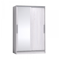 Шкаф-купе с зеркалом Strike 1350 Ясень Анкор светлый