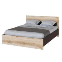 Кровать с настилом из ДСП Плейона 160x200, венге