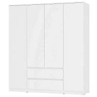 Шкаф для одежды и белья Симпл ШК-13, белый