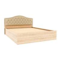 Кровать с настилом ЛДСП Дели 160х200, дуб сонома/карамель Кровать с настилом ЛДСП Дели 160х200, дуб сонома/карамель