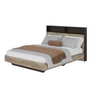 Кровать "Энигма" КР-16 дуб каньон/венге Кровать "Энигма" КР-16 дуб каньон/венге