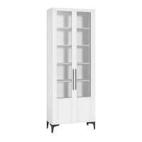 Шкаф Валенсия 13.217.01, Белый шагрень в гостиную