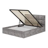 Кровать 160х200 с подъемным механизмом Линда, грей Кровать 160х200 с подъемным механизмом Линда, грей