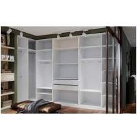 Гардеробная Рум. Комплект 5.1 без фасадов, белый