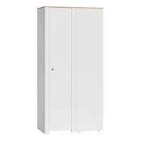 Шкаф угловой Джастин 13.229, Белый шагрень