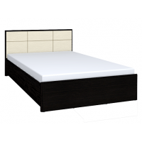 Кровать с ортопедическим основанием (дерево) Амели 301 Люкс 140х200, венге Кровать с ортопедическим основанием (дерево) Амели 301 Люкс 140х200, венге