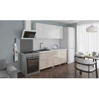 Кухня Танго 1.8м.,Белый;Дуб Шале