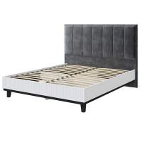 Кровать с ортопедическим основанием и мягким изголовьем Шарлиз N 180x200 Кровать с ортопедическим основанием и мягким изголовьем Шарлиз N 180x200