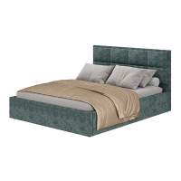 Кровать 160х200 с реечным настилом Линда, морская волна Кровать 160х200 с реечным настилом Линда, морская волна