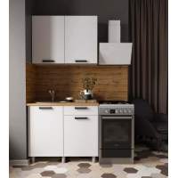 Кухня Осло, 1м Карбон Фарфор