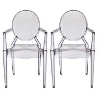 Комплект из 2-х стульев Louis Ghost прозрачный