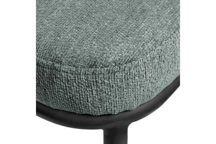 Стул Lucas 2 шалфей шенилл с чёрными ножками-7