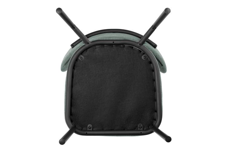 Стул Lucas 2 шалфей шенилл с чёрными ножками-9