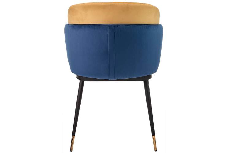 Стул Peki синий, горчичный-3