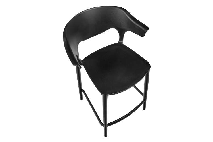 Стул полубарный Forma, чёрный-5