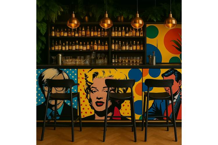 Стул полубарный Forma, чёрный-11