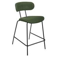 Стул полубарный Ant букле зеленый
