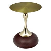 Кофейный столик Angel диам.40см x 55см, металл под дерево