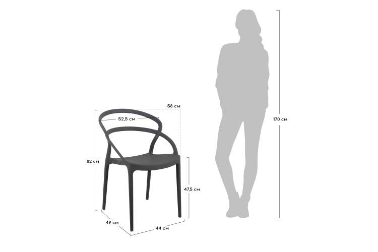 Стул Margo чёрный-5