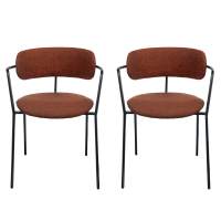 Комплект из 2-х стульев Ant букле терракотовый