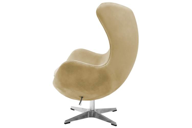 Кресло EGG STYLE CHAIR карамельный, искусственная замша-3