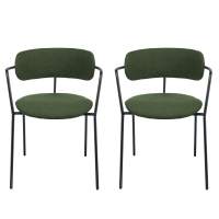 Комплект из 2-х стульев Ant букле зелёный